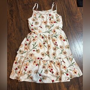 3rd‎ + MALT White & Yellow spring floral mini dress